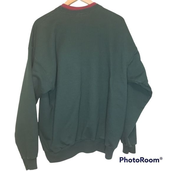 Grandmacore Grandma Green Burgundy Sweatshirt Extra Large XL - Picture 2 of 4